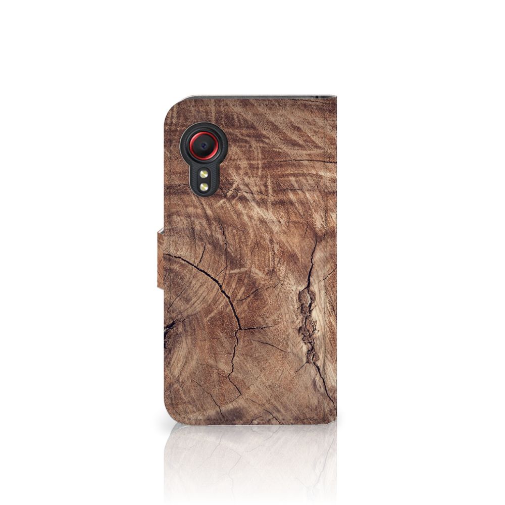 Samsung Galaxy Xcover 5 Book Style Case Tree Trunk