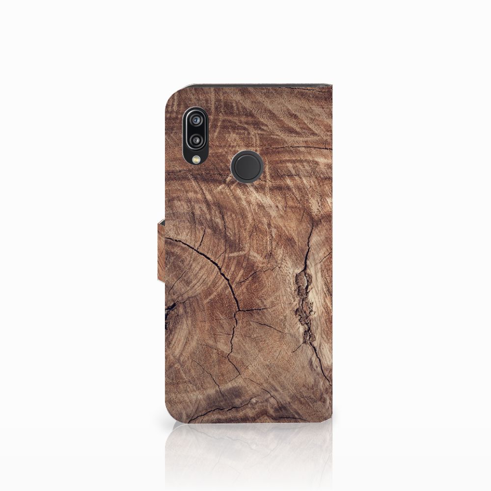 Huawei P20 Lite Book Style Case Tree Trunk