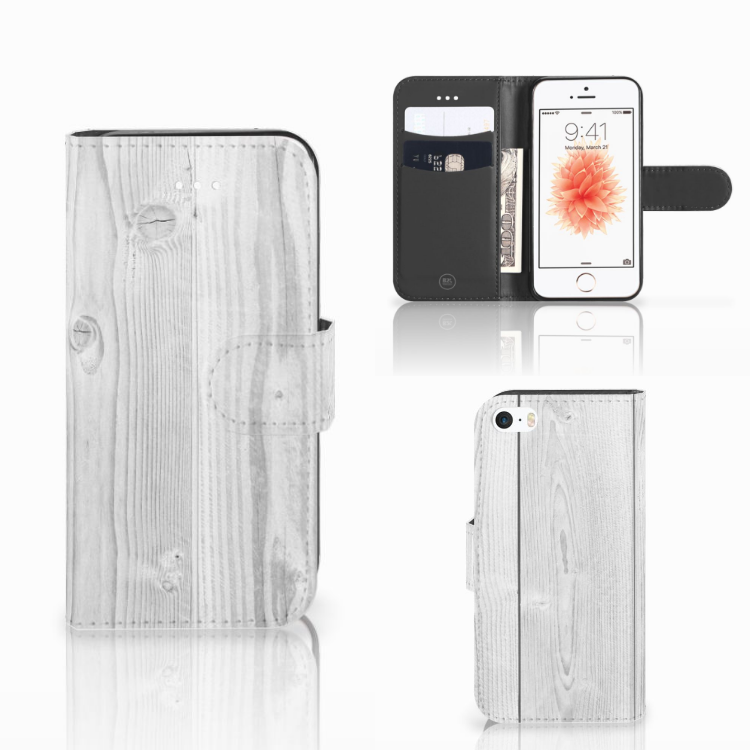 Apple iPhone 5 | 5s | SE Boekhoesje Design White Tree