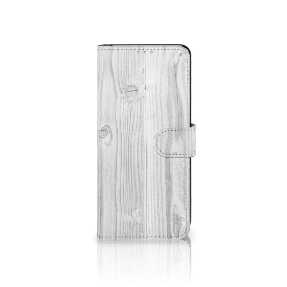 OPPO Reno 4 Pro 5G Book Style Case White Wood