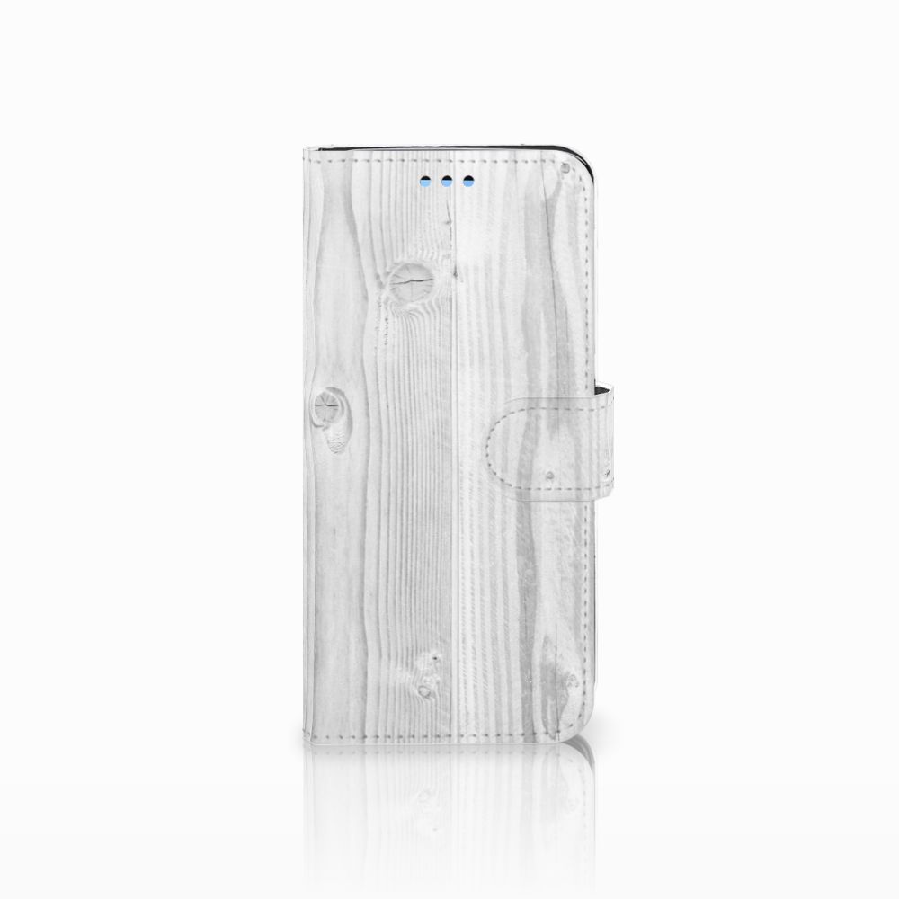 Samsung Galaxy S9 Book Style Case White Wood