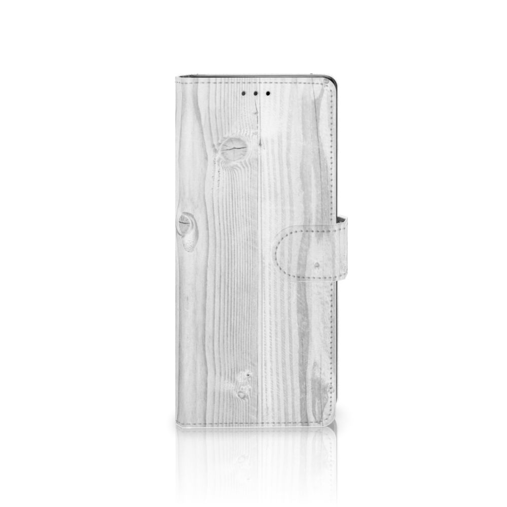 Sony Xperia 10 Book Style Case White Wood