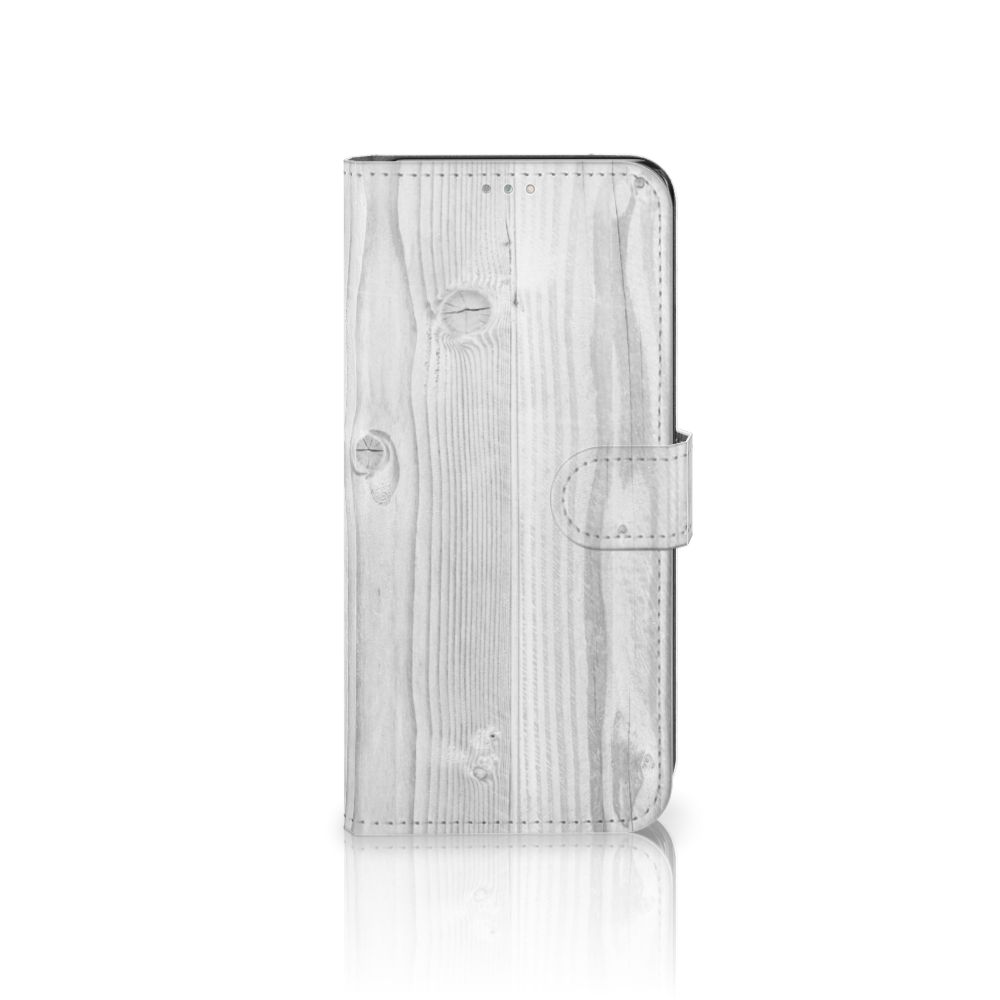 OnePlus Nord N100 Book Style Case White Wood