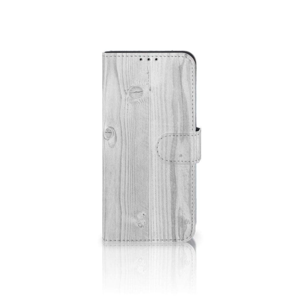 Xiaomi Mi A3 Book Style Case White Wood