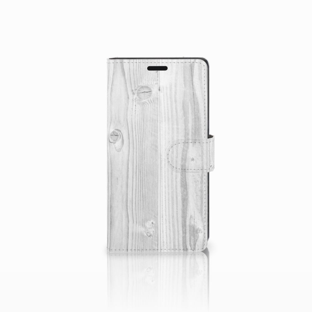 Sony Xperia XZ | Sony Xperia XZs Book Style Case White Wood