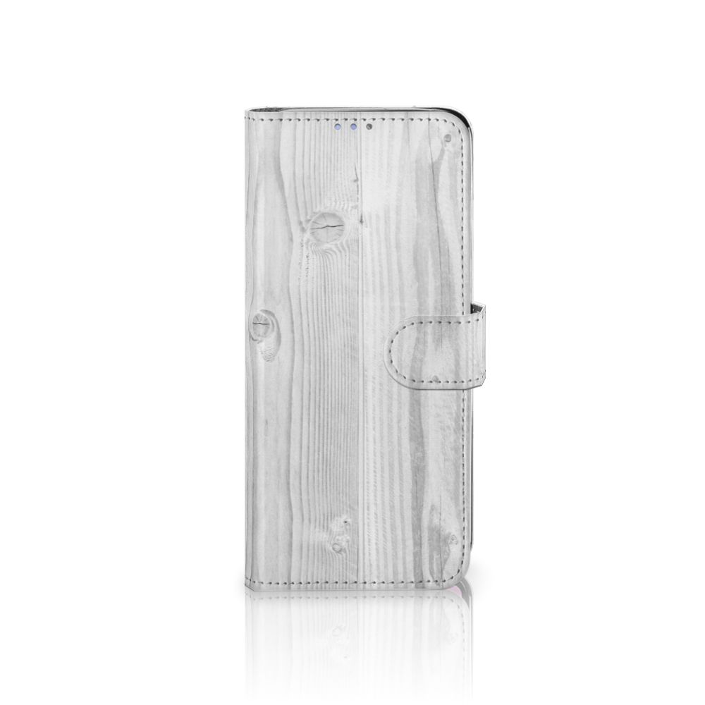 Samsung S10 Lite Book Style Case White Wood