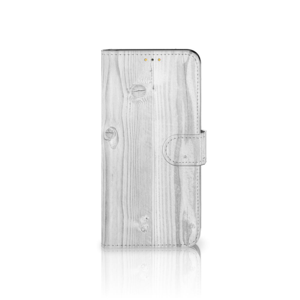 Samsung Galaxy M21 | M30s Book Style Case White Wood