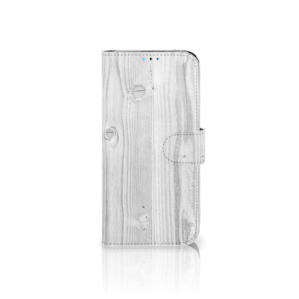Huawei Y5 (2019) Book Style Case White Wood