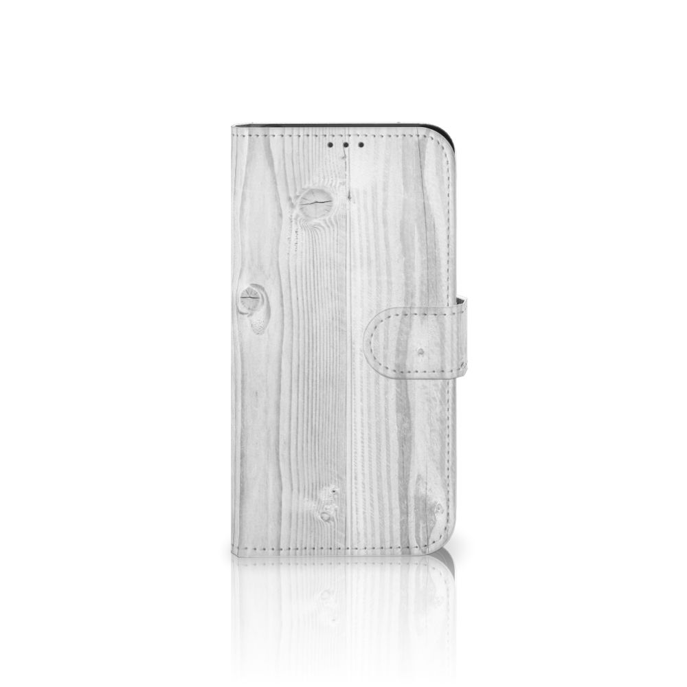 Samsung Galaxy Xcover 5 Book Style Case White Wood