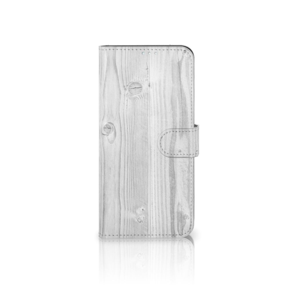 OnePlus 9 Book Style Case White Wood