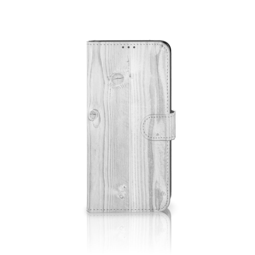 Samsung Galaxy A32 5G Book Style Case White Wood
