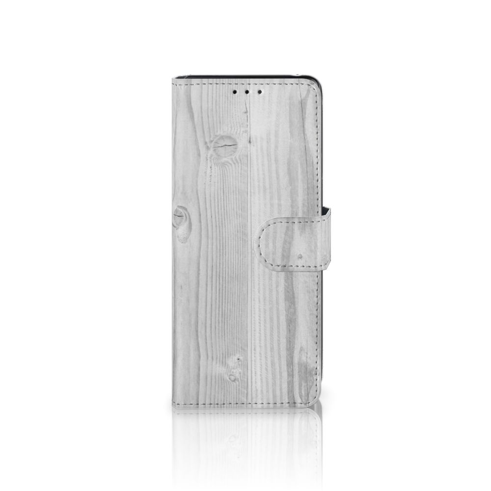 Sony Xperia L4 Book Style Case White Wood