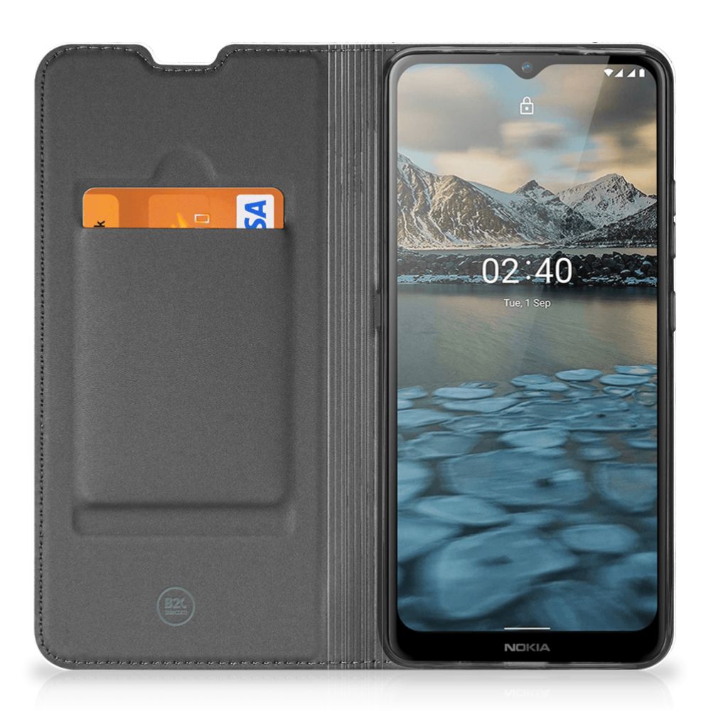 Nokia 2.4 Book Wallet Case White Wood