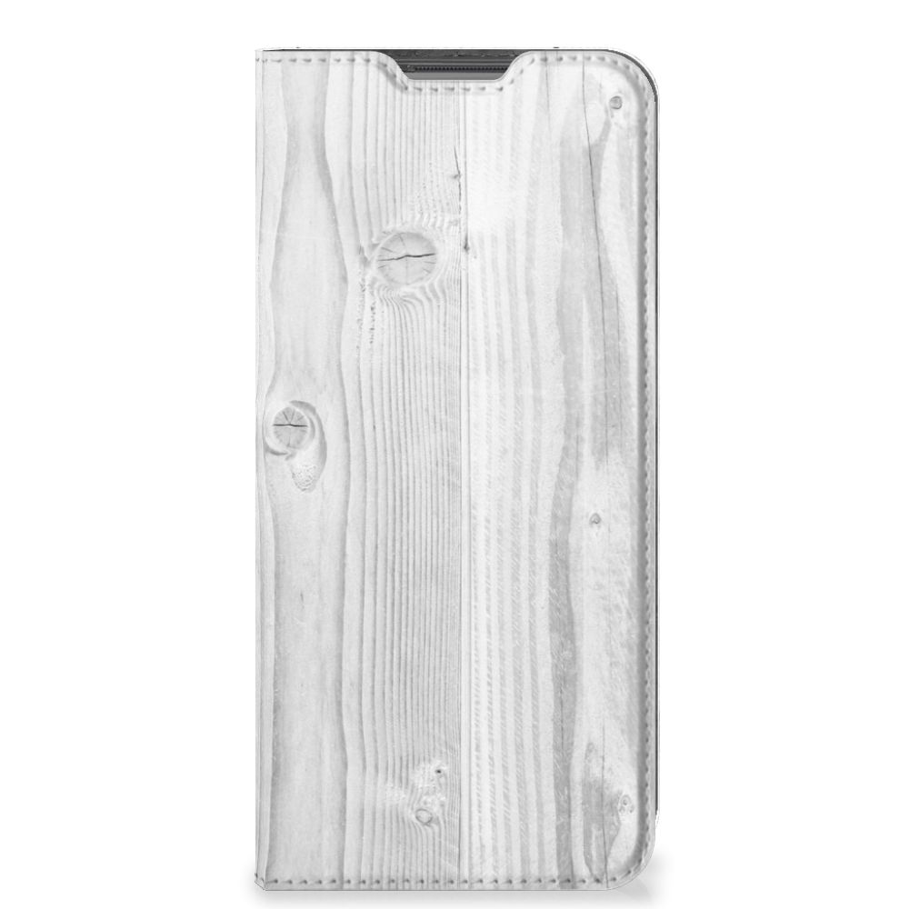 OPPO A96 | A76 Book Wallet Case White Wood
