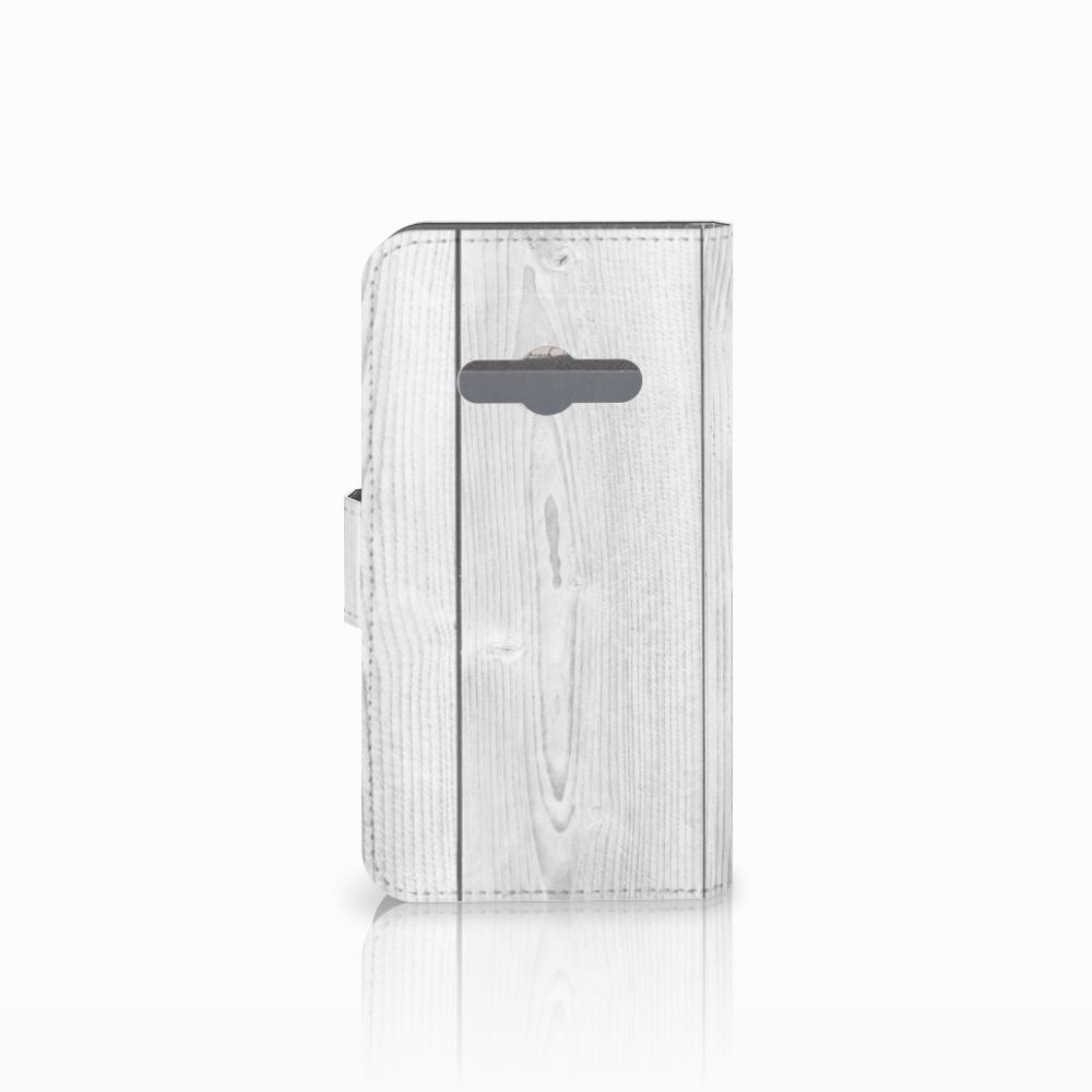 Samsung Galaxy Xcover 3 | Xcover 3 VE Book Style Case White Wood