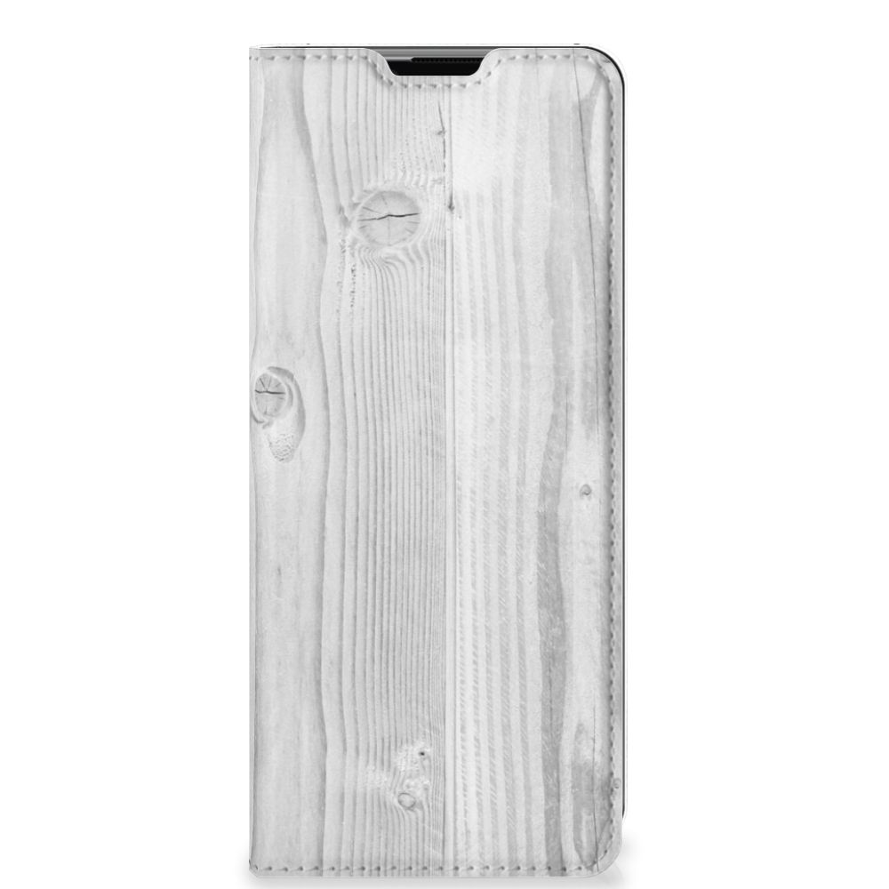 Sony Xperia 5 II Book Wallet Case White Wood