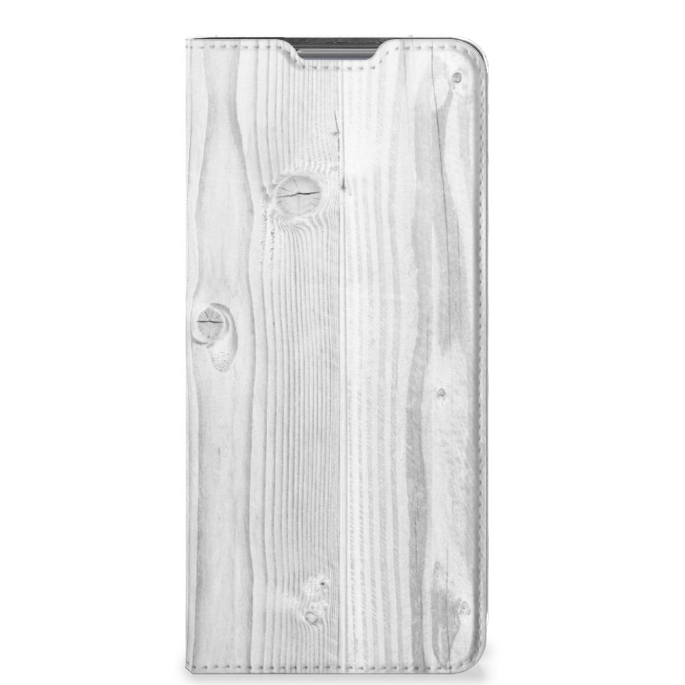Xiaomi 12 Pro Book Wallet Case White Wood