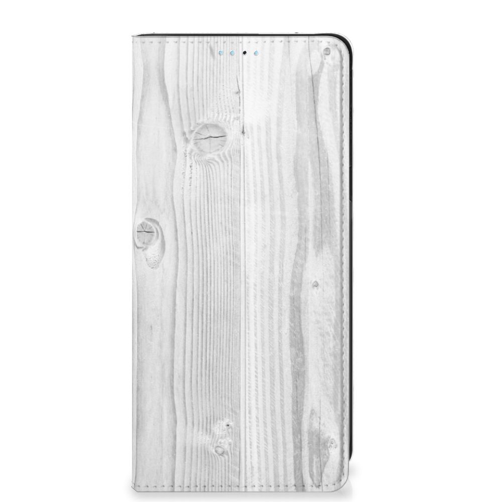 Xiaomi Redmi Note 11/11S Book Wallet Case White Wood
