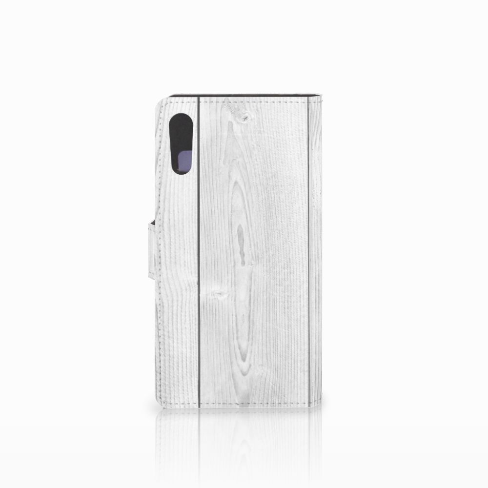 Sony Xperia XZ | Sony Xperia XZs Book Style Case White Wood