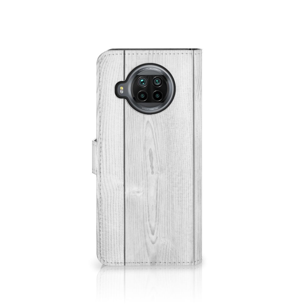 Xiaomi Mi 10T Lite Book Style Case White Wood