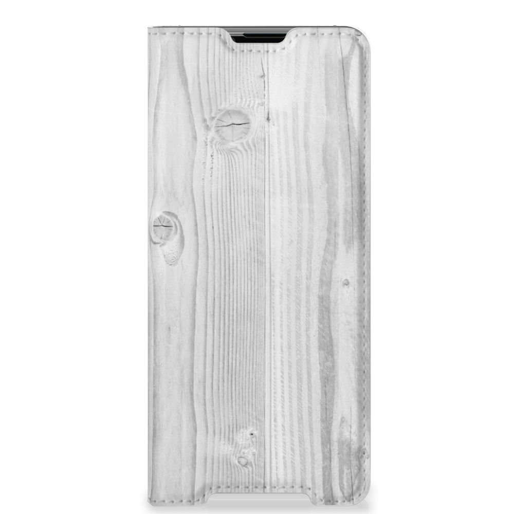 Sony Xperia 5 III Book Wallet Case White Wood
