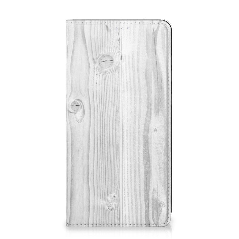 Samsung Galaxy S20 FE Book Wallet Case White Wood