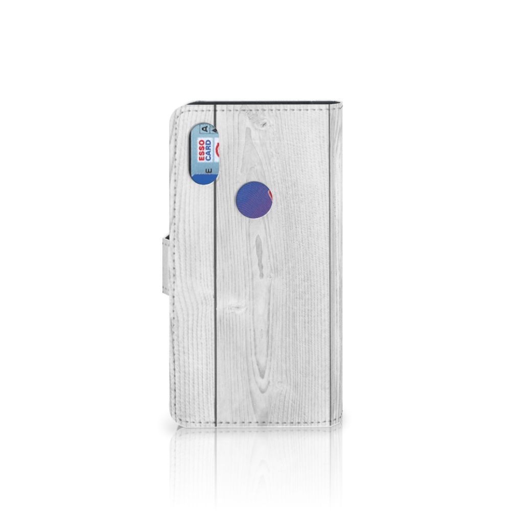 Xiaomi Mi Mix 2s Book Style Case White Wood