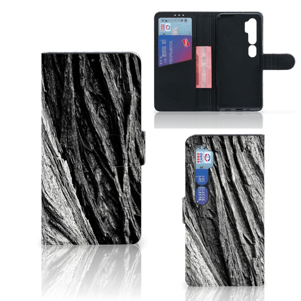 Book Style Case Xiaomi Mi Note 10 Pro Boomschors Grijs