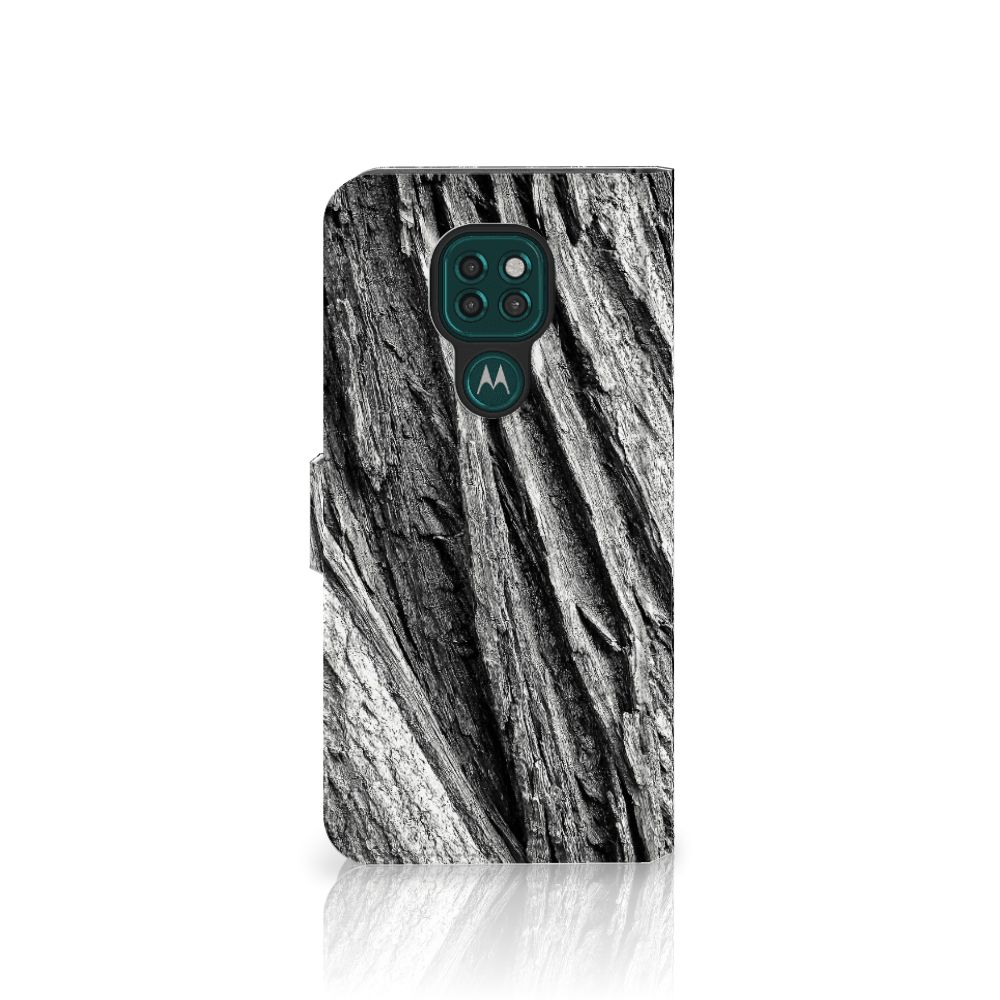 Book Style Case Motorola Moto G9 Play | E7 Plus Boomschors Grijs
