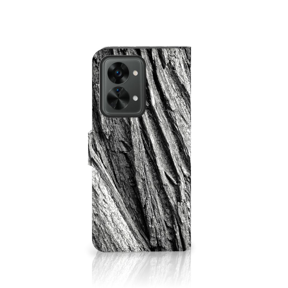 Book Style Case OnePlus Nord 2T Boomschors Grijs