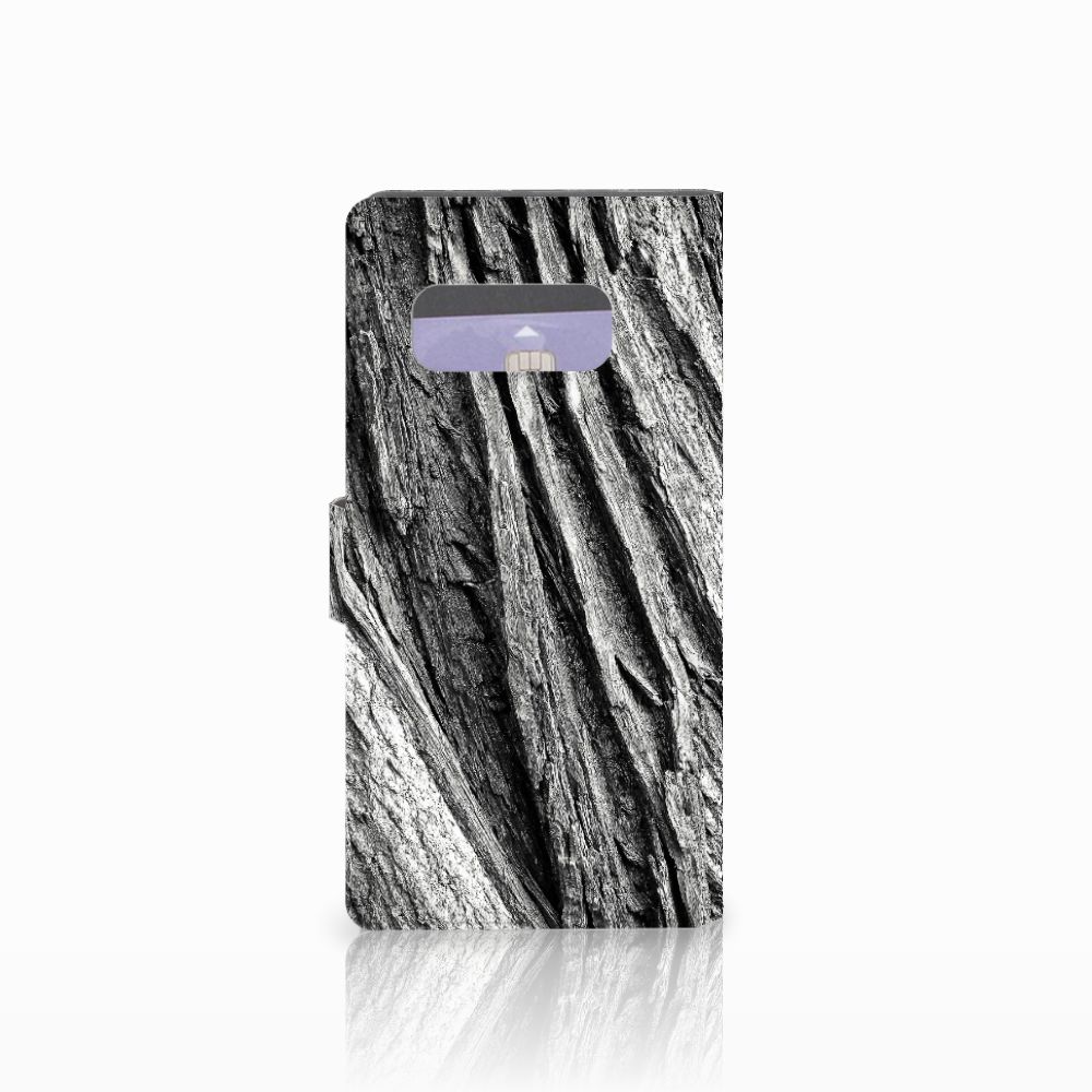 Book Style Case Samsung Galaxy Note 8 Boomschors Grijs