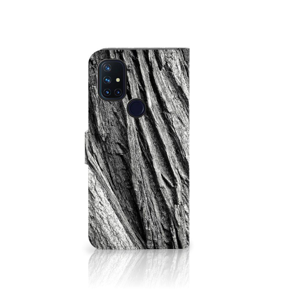 Book Style Case OnePlus Nord N10 Boomschors Grijs