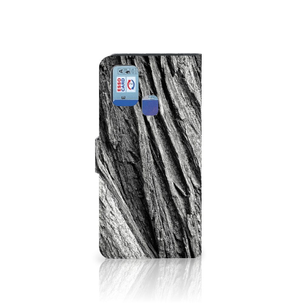 Book Style Case Samsung Galaxy M31 Boomschors Grijs