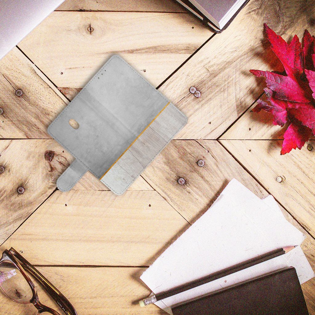 Xiaomi Redmi 8A Book Style Case Wood Concrete