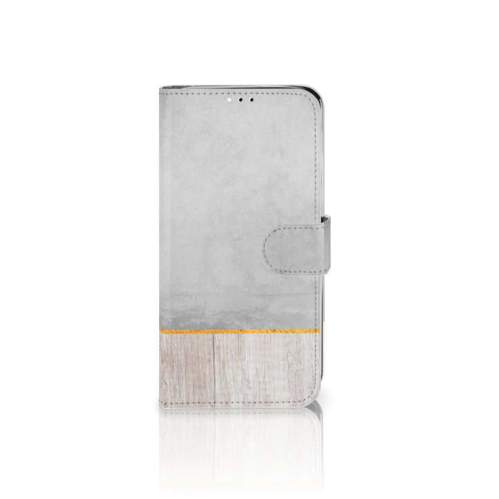 Motorola Moto G7 | G7 Plus Book Style Case Wood Concrete