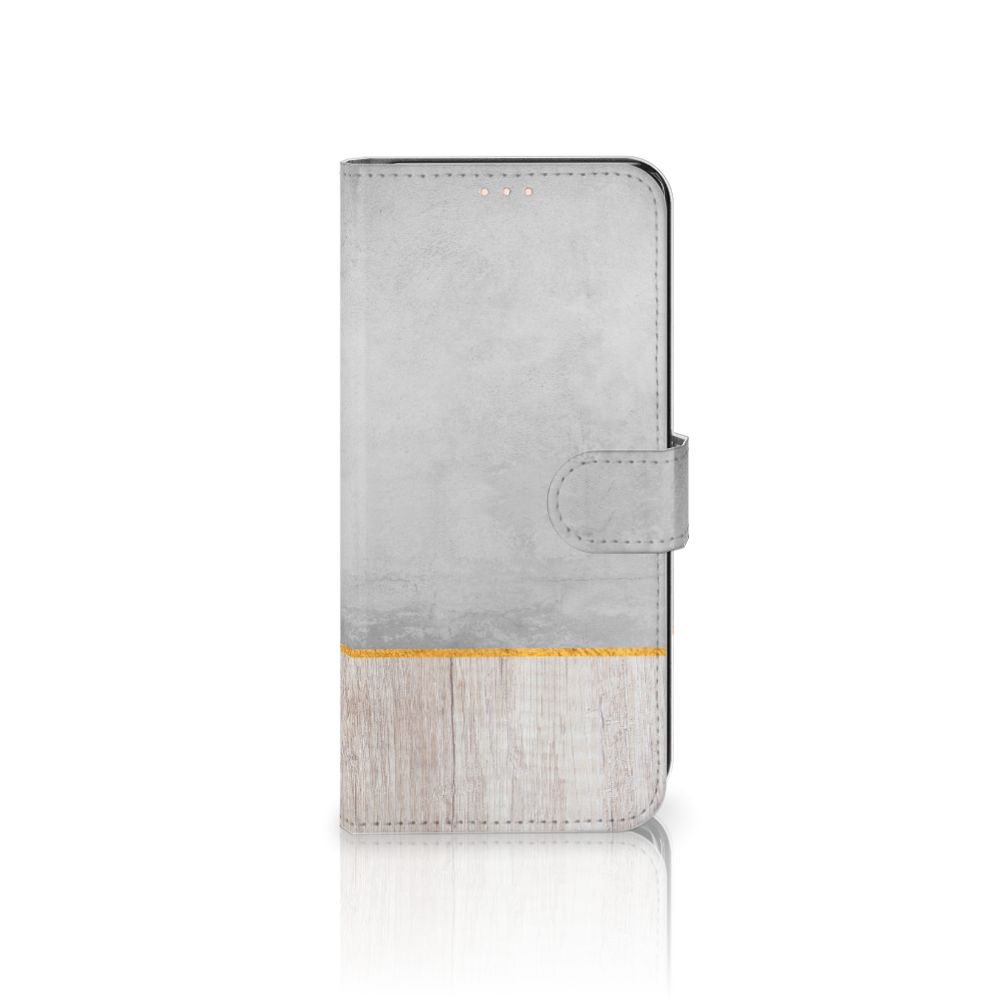 Xiaomi Redmi Note 10S | 10 4G | Poco M5s Book Style Case Wood Concrete
