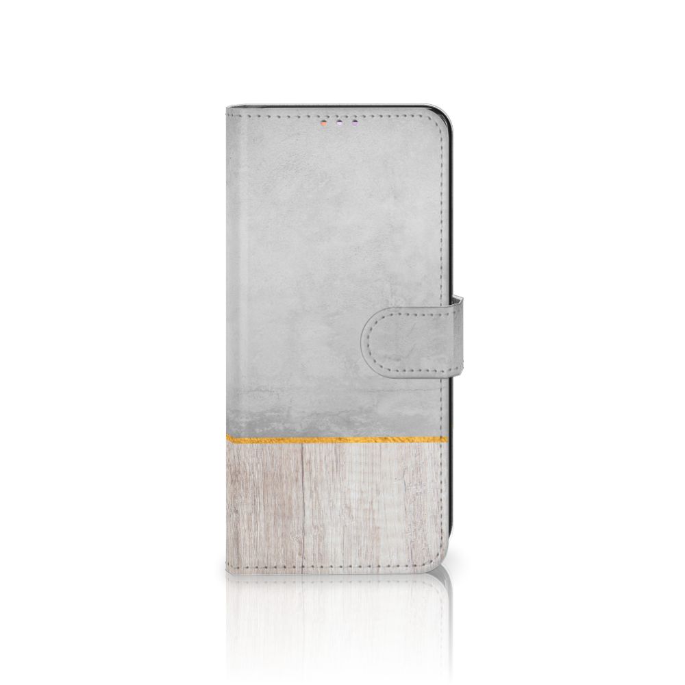 Samsung Galaxy M11 | A11 Book Style Case Wood Concrete