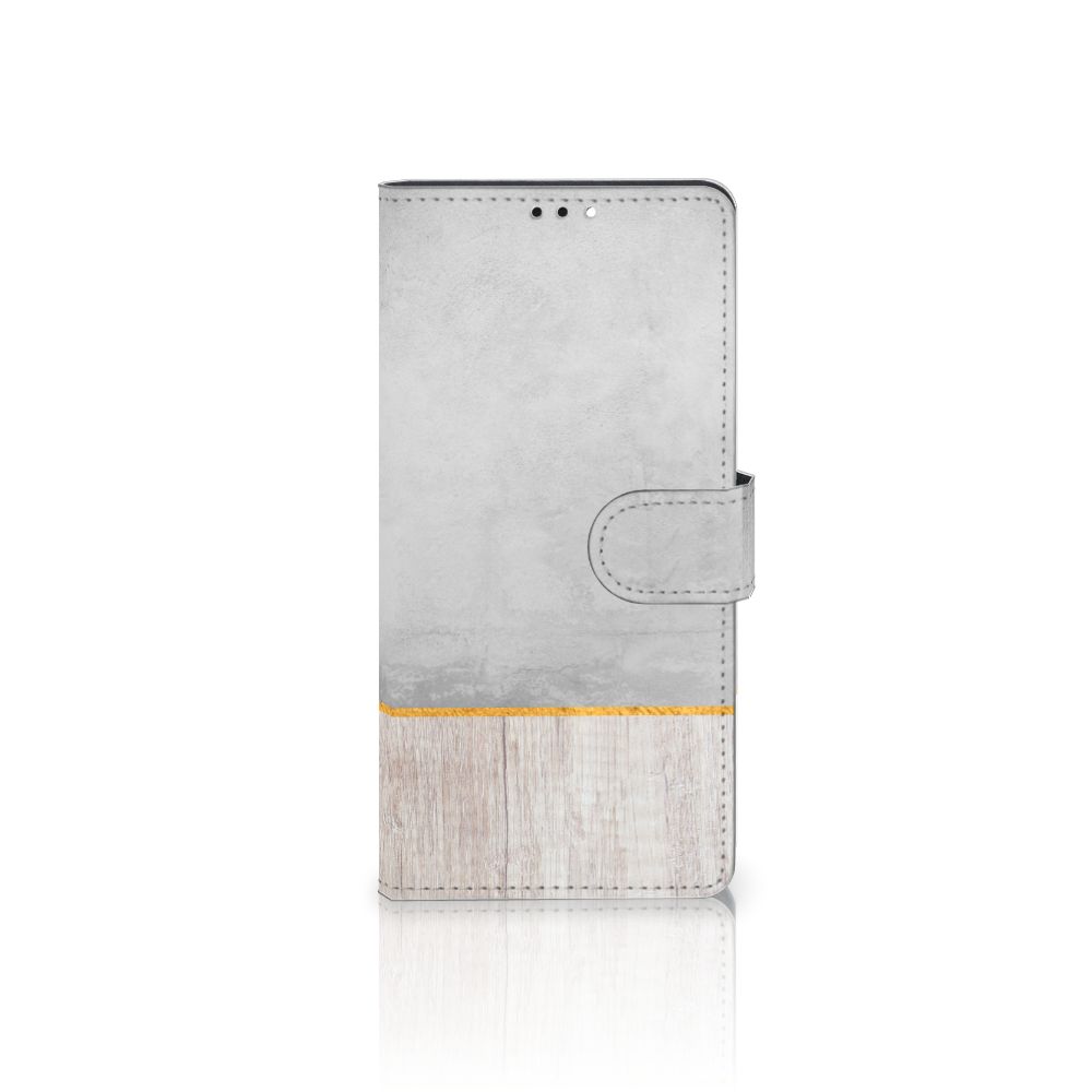 Xiaomi Redmi Note 10 Pro Book Style Case Wood Concrete