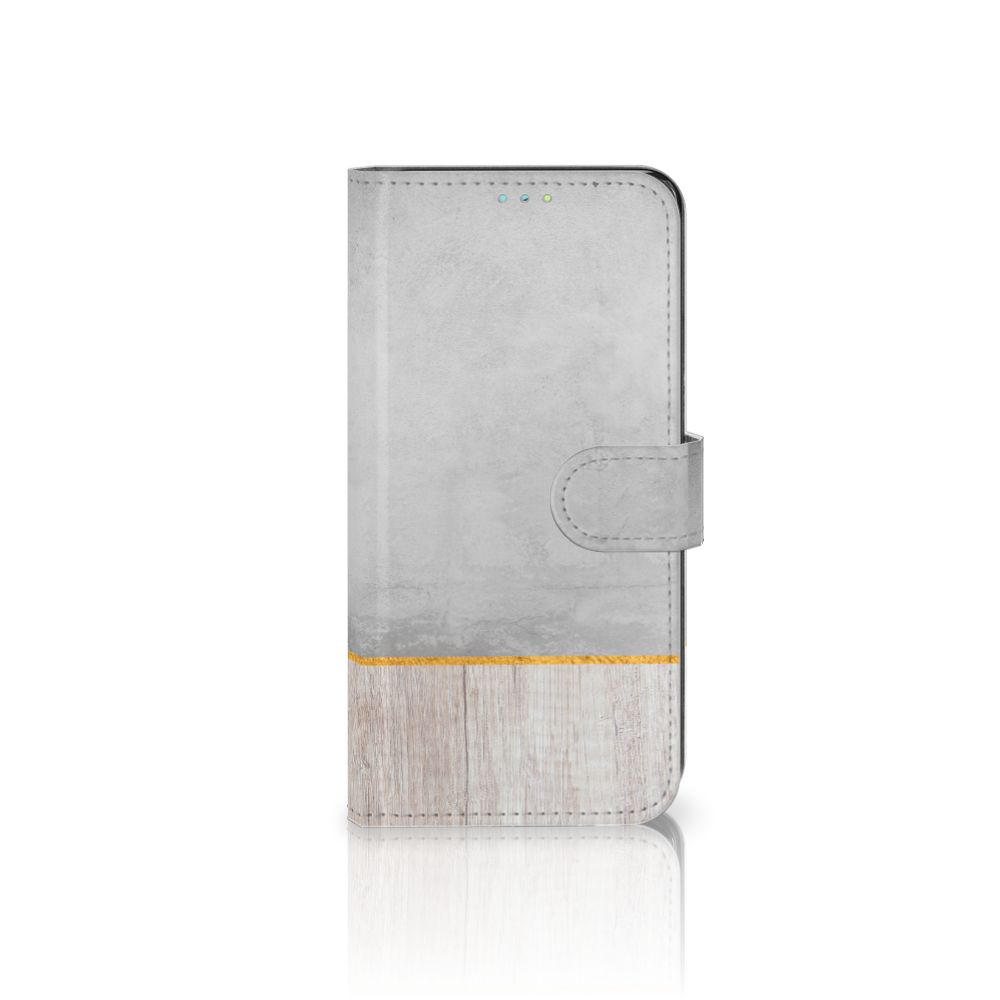 Samsung Galaxy A52 Book Style Case Wood Concrete