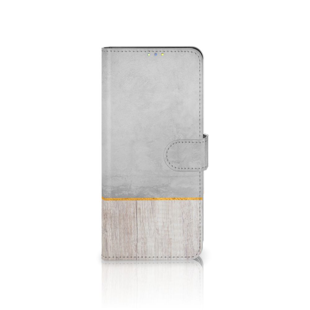 Xiaomi Redmi Note 9 Pro | Note 9S Book Style Case Wood Concrete