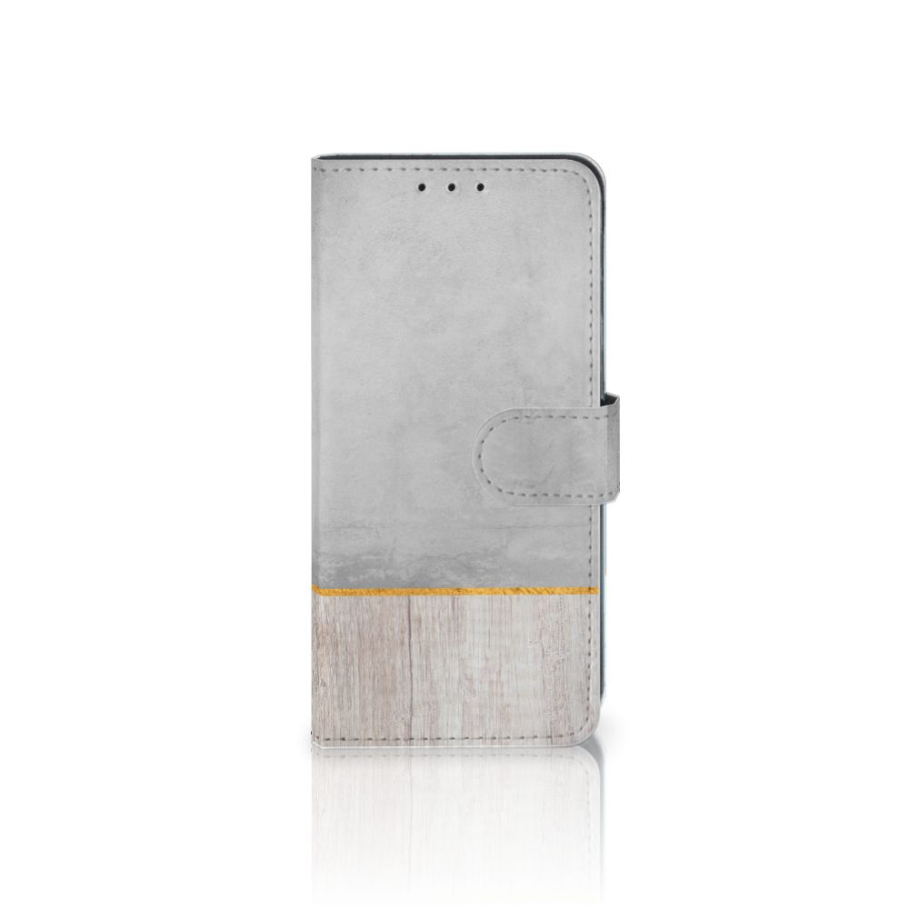 Xiaomi Redmi 8A Book Style Case Wood Concrete