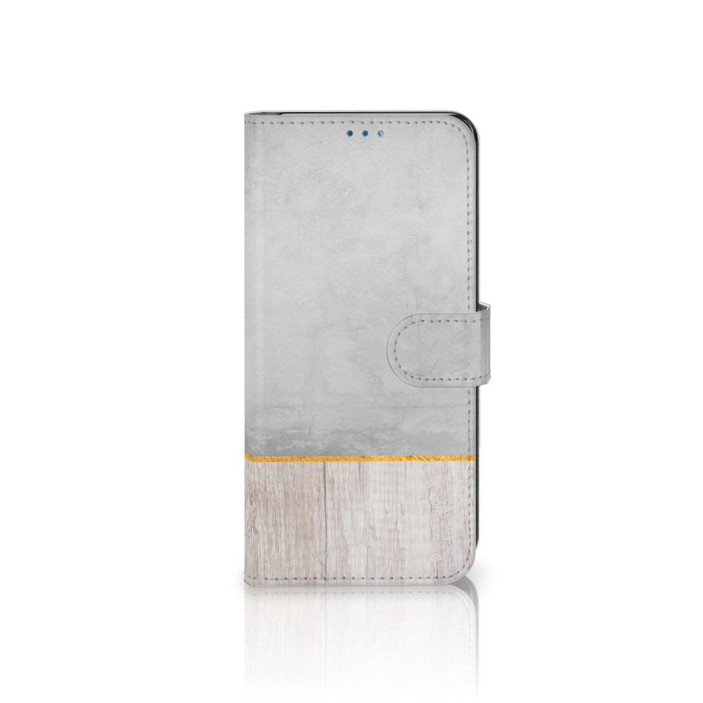 OnePlus Nord N10 Book Style Case Wood Concrete