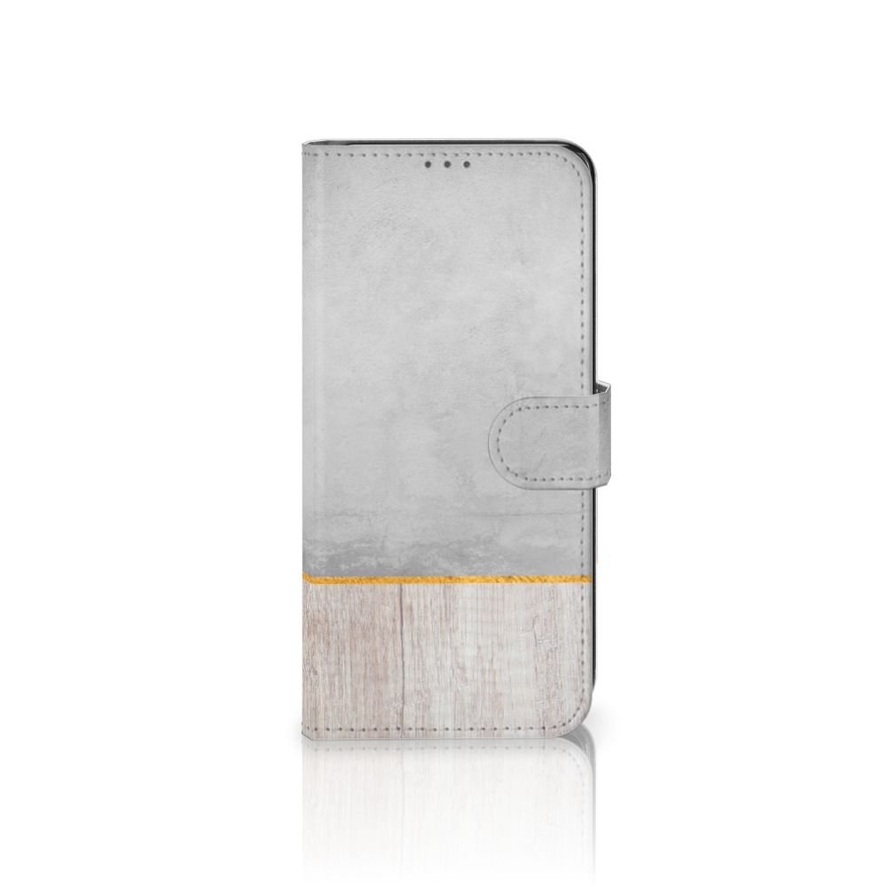 Samsung Galaxy A32 5G Book Style Case Wood Concrete