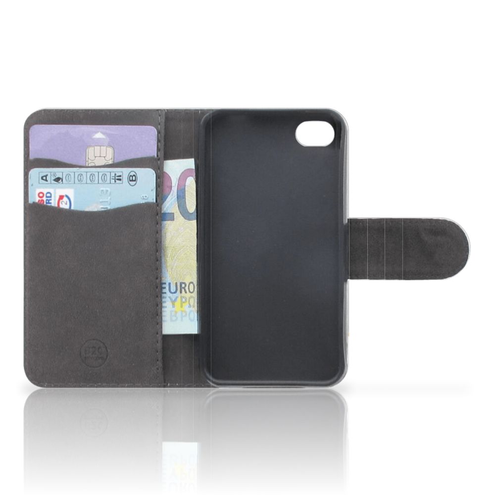 Apple iPhone 4 | 4S Book Style Case Wood Concrete