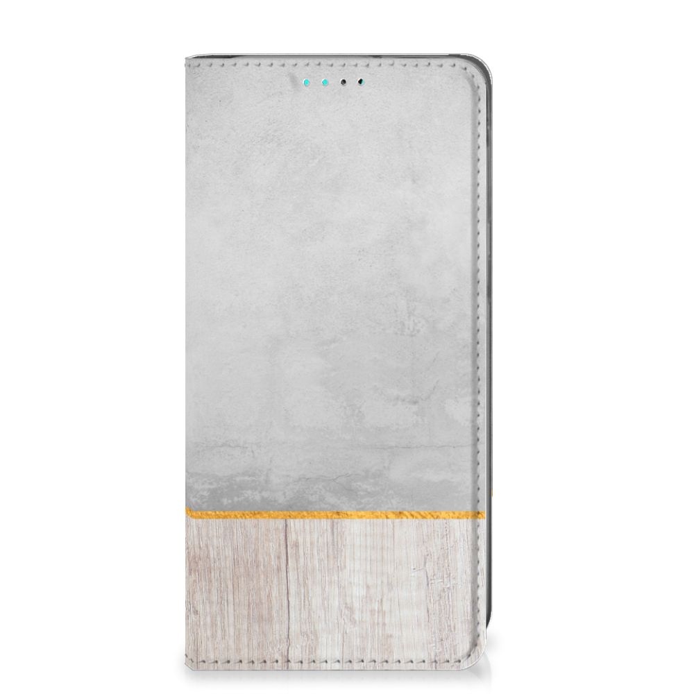 Samsung Galaxy A40 Book Wallet Case Wood Concrete