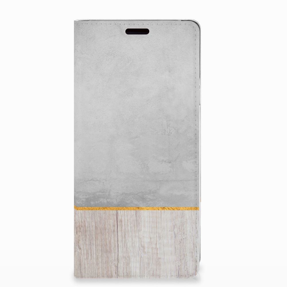 Samsung Galaxy Note 9 Book Wallet Case Wood Concrete