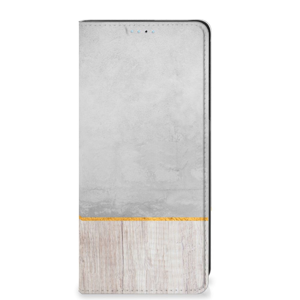 Xiaomi Redmi Note 11/11S Book Wallet Case Wood Concrete