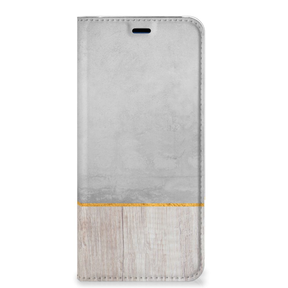 Samsung Galaxy S8 Book Wallet Case Wood Concrete