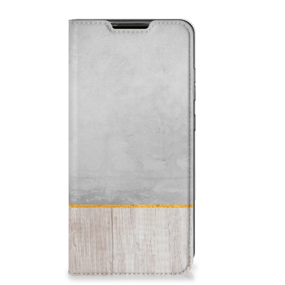 Samsung Galaxy A52 Book Wallet Case Wood Concrete