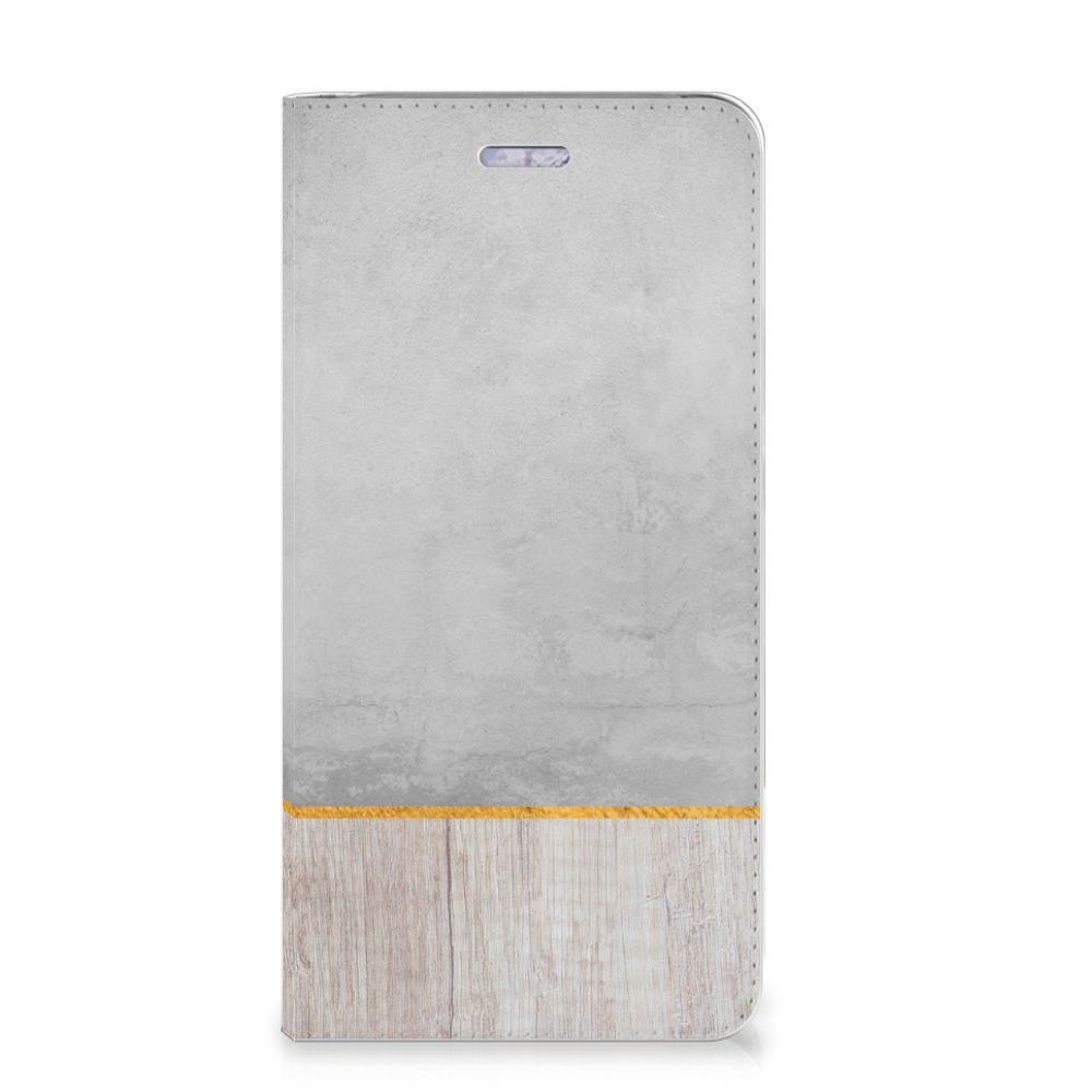 Nokia 9 PureView Book Wallet Case Wood Concrete